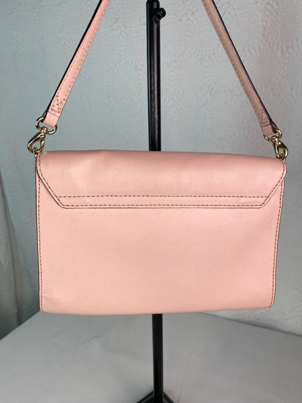 Kate Spade Allen Street Neil Crossbody Blush Leather Buckle Bag 🌸 Blythe